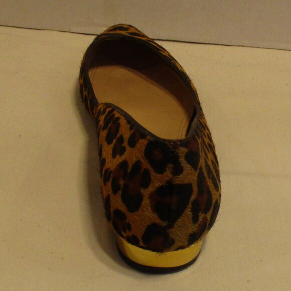 Tory Burch Woman Size 9M Brown Tan Gold Slide On Shoes - Picture 10 of 13